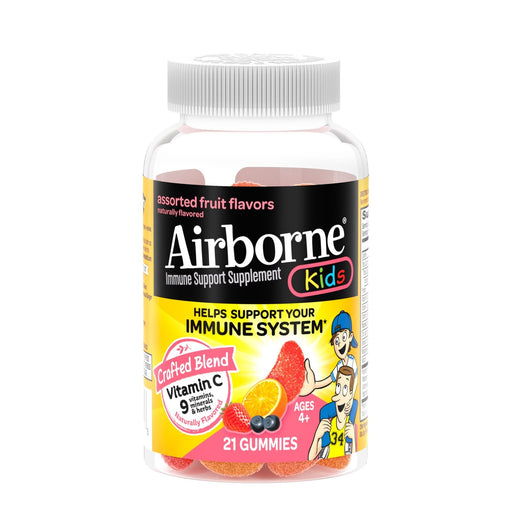 Airborne - Vitamin C Gummies For Kids - Fruit - 21 Count Biskets Pantry 