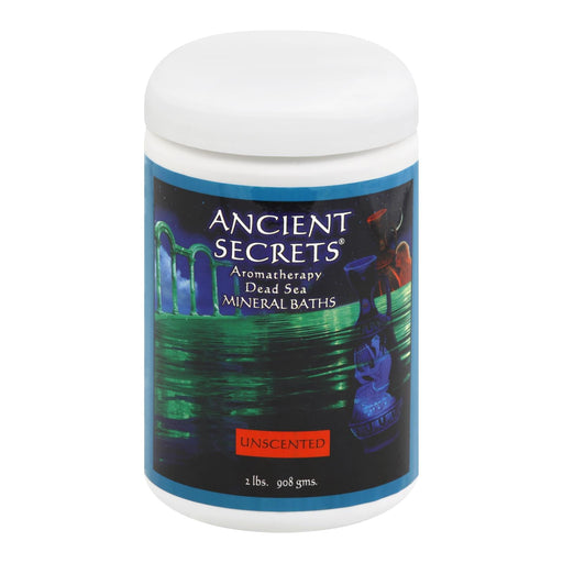 Ancient Secrets Aromatherapy Dead Sea Mineral Baths Unscented - 2 Lbs Biskets Pantry 
