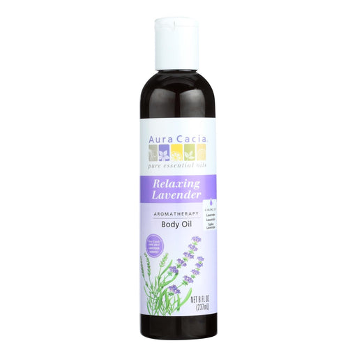 Aura Cacia - Aromatherapy Body Oil Lavender Harvest - 8 Fl Oz Biskets Pantry 