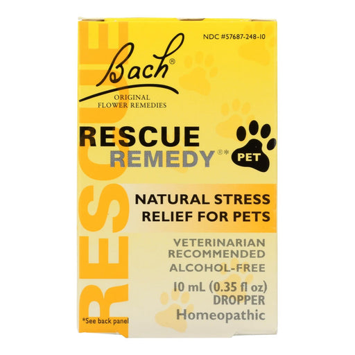 Bach Flower Remedies Rescue Remedy Stress Relief For Pets - 10 Ml Biskets Pantry 