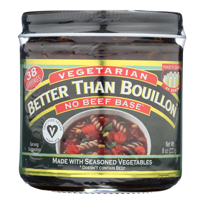 Better Than Bouillon Vegan Base - No Beef - Case Of 6 - 8 Oz Biskets Pantry 